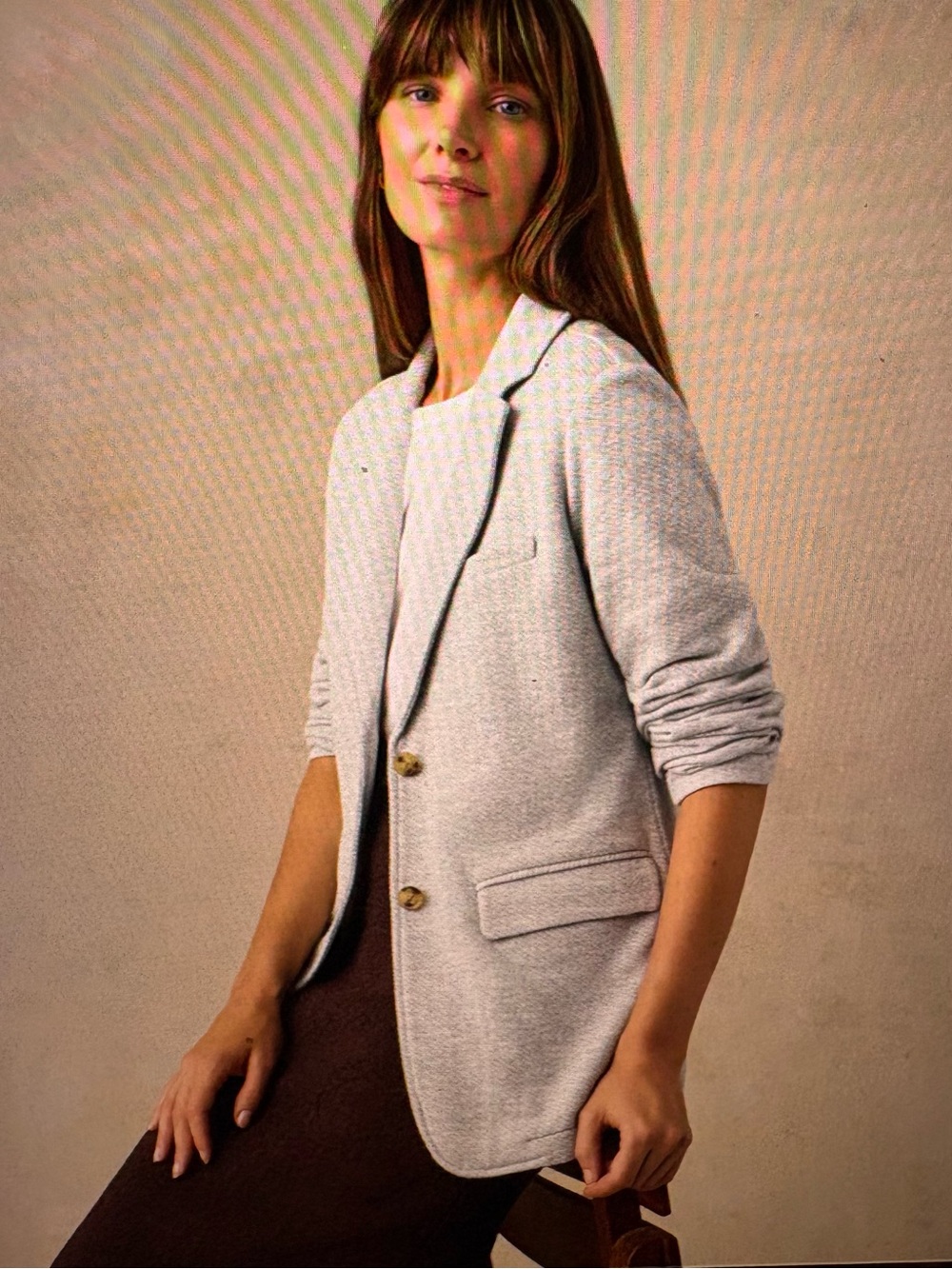 Faherty Inlet Blazer - Heather Grey - Picture 3 of 9